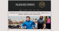 Desktop Screenshot of palaciodosesportes.net