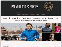 Tablet Screenshot of palaciodosesportes.net